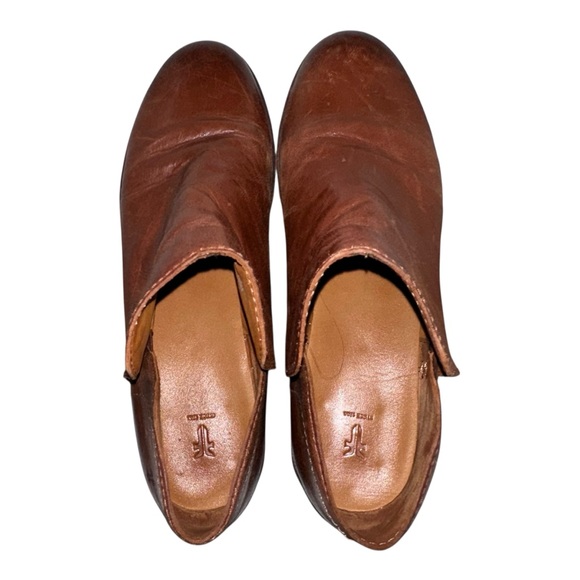 Frye Shoes - FRYE Elyssa Shootie Women's Ankle Booties Cognac Leather 10‎ Slip-On Short Boot